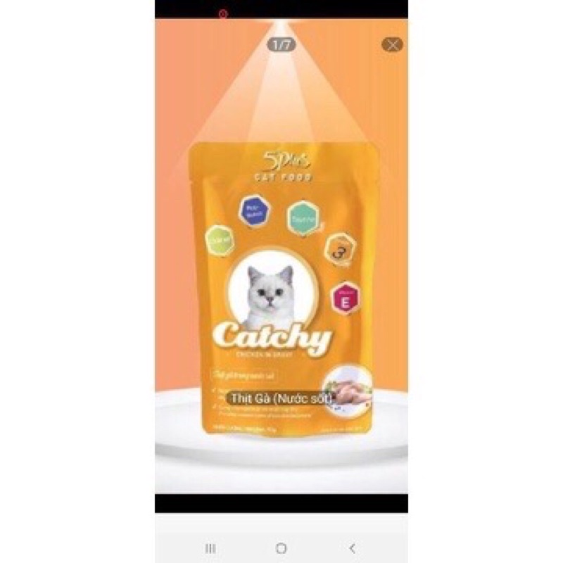 PATE catchy 70g , thức ăn cho mèo con và mèo lớn