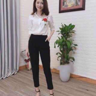 QUẦN BAGGY LƯNG CHUN VẢI CO GIÃN