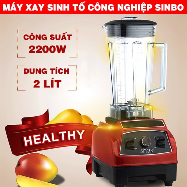 Máy Xay Sinh Tố Công Nghiệp SINBO Máy xay công nghiệp: xay thịt cá, rau củ quả,sinh tố...