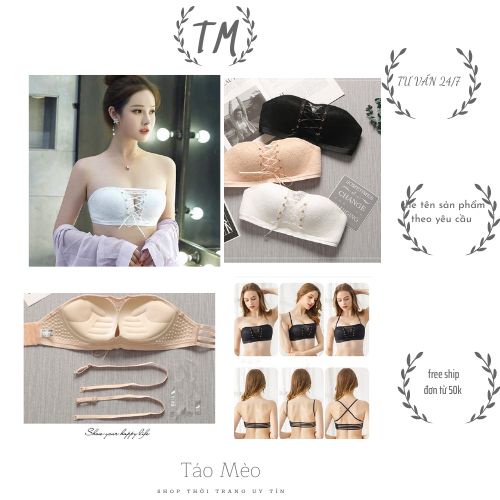 áo lót chống tụt💖 Freeship từ 50k 💖áo ngực không dây mặc váy hở vai