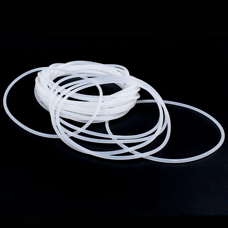1 Vòng Đệm Cao Su Silicon Màu Trắng 4mm OD55 / 60 / 65 / 70 / 72 / 75 / 80 / 85 / 90 / 95 / 100 / 105 / 150 * 4mm VMQ