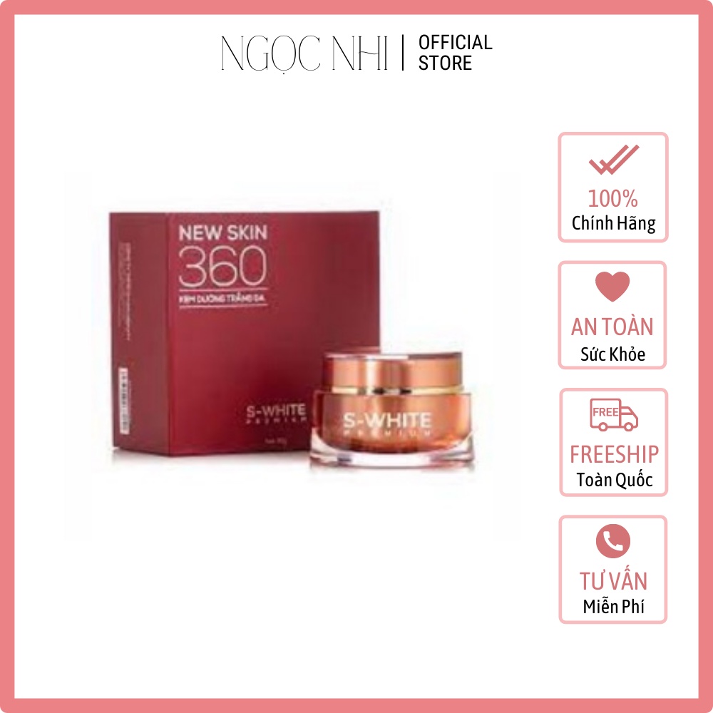 Kem Dưỡng Trắng Da Ngừa Lão Hoá New Skin 360 Swhite 30g [Chính Hãng 100%]