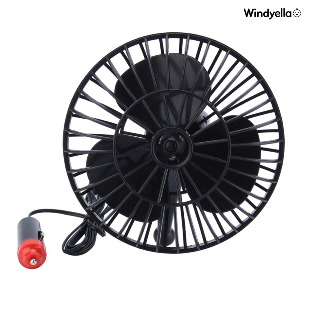 Quạt Gió Mini 13cm 12v Cho Xe Hơi