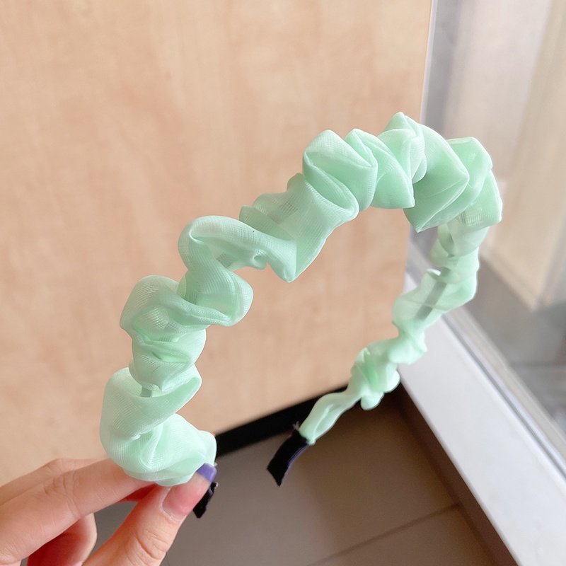 Băng Đô Xếp Ly Chống Trượt Thời Trang Ngọt Ngào Mới Cho Nữ