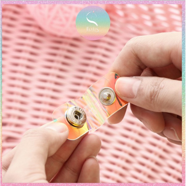 [HOTIS] Dây buộc cáp sạc, tai nghe PVC trong suốt