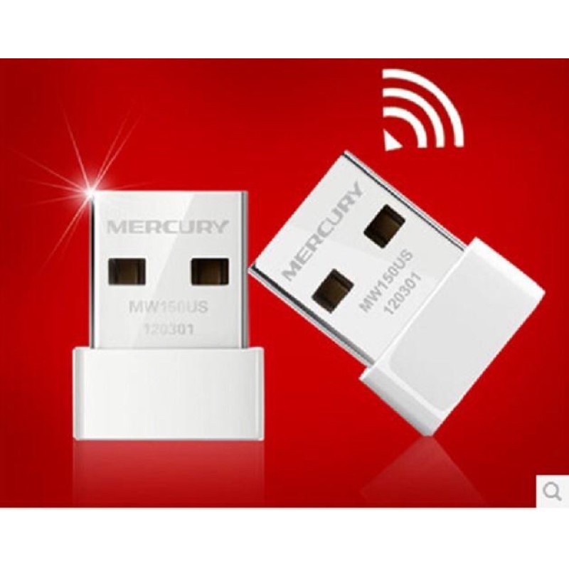 USB mini thu wifi cho máy tính laptop, cục thu wai fai nhỏ gọn Mercury KLH shop