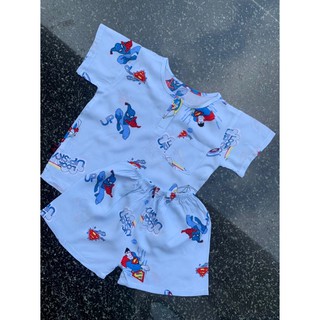 Set bộ hè lanh lụa (dành cho bé trai từ 8-18kg)