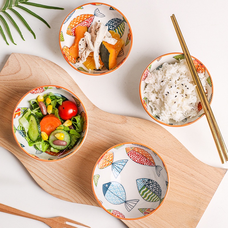 Chén bát ăn cơm nhiều hình cute