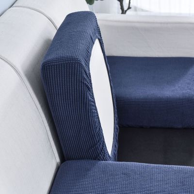 Vỏ Bọc Ghế Sofa Bằng Polyester Spandex Co Giãn Họa Tiết Sọc Caro Trang Trí Nhà Cửa