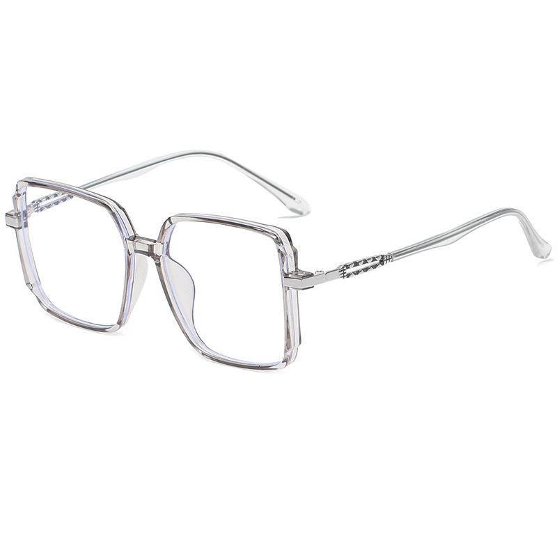 Mắt Kính Chống Ánh Sáng Xanh Chống Bức Xạ Gọng Vuông Lớn Cho Nữ