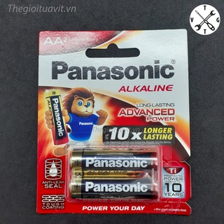 Pin tiểu panasonic aa lr6t/2b alkaline chính hãng