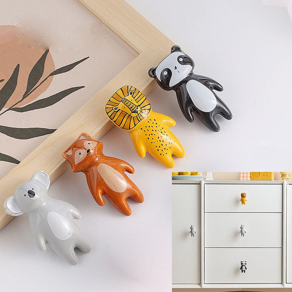1 Núm Tay Cầm Cửa Tủ Bằng Gốm Cho Bé