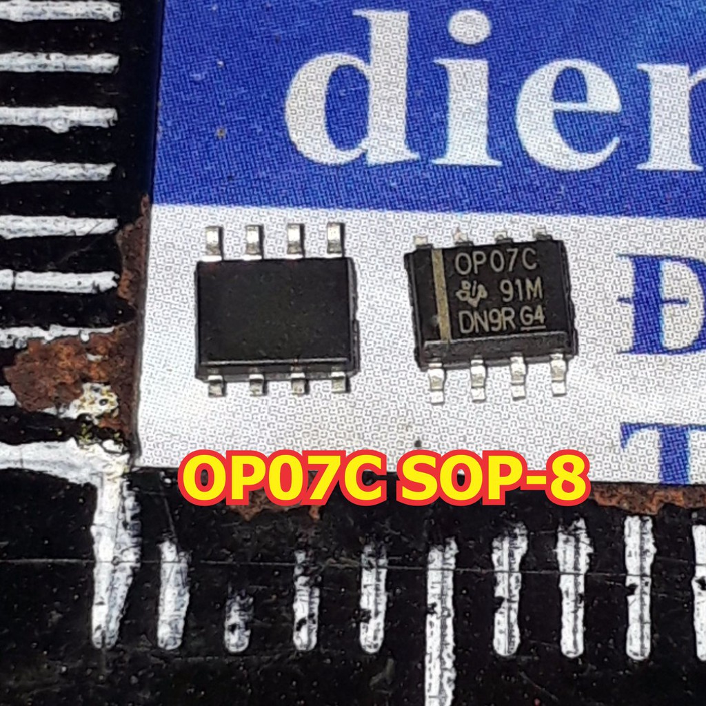 5 con OP07C OP07 SOP8 1*opamp OPAMP Đơn CHÂN dán (giá 5 con) KDE1202