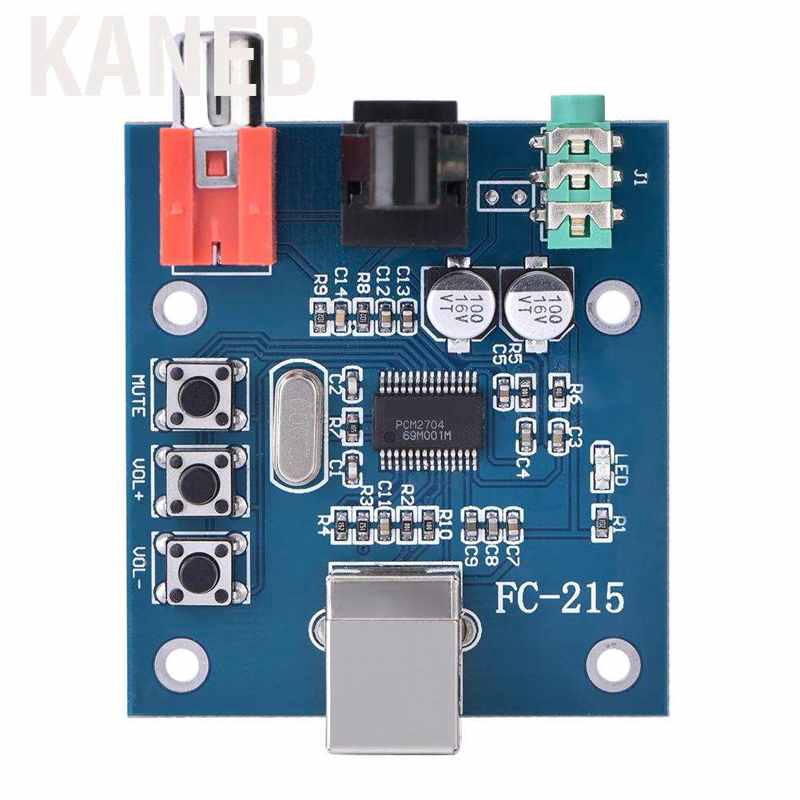 Bảng mạch giải mã âm thanh Kanes Pcm2704 Usb Dac Sang S / Pdif Hifi đầu ra 3.5mm