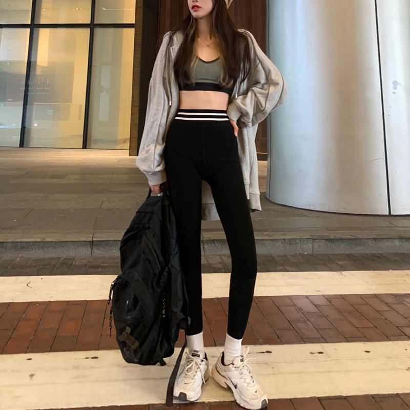 Quần legging lót nhung ấm áp thời trang cho nữ 3 màu tùy chọn
 | BigBuy360 - bigbuy360.vn