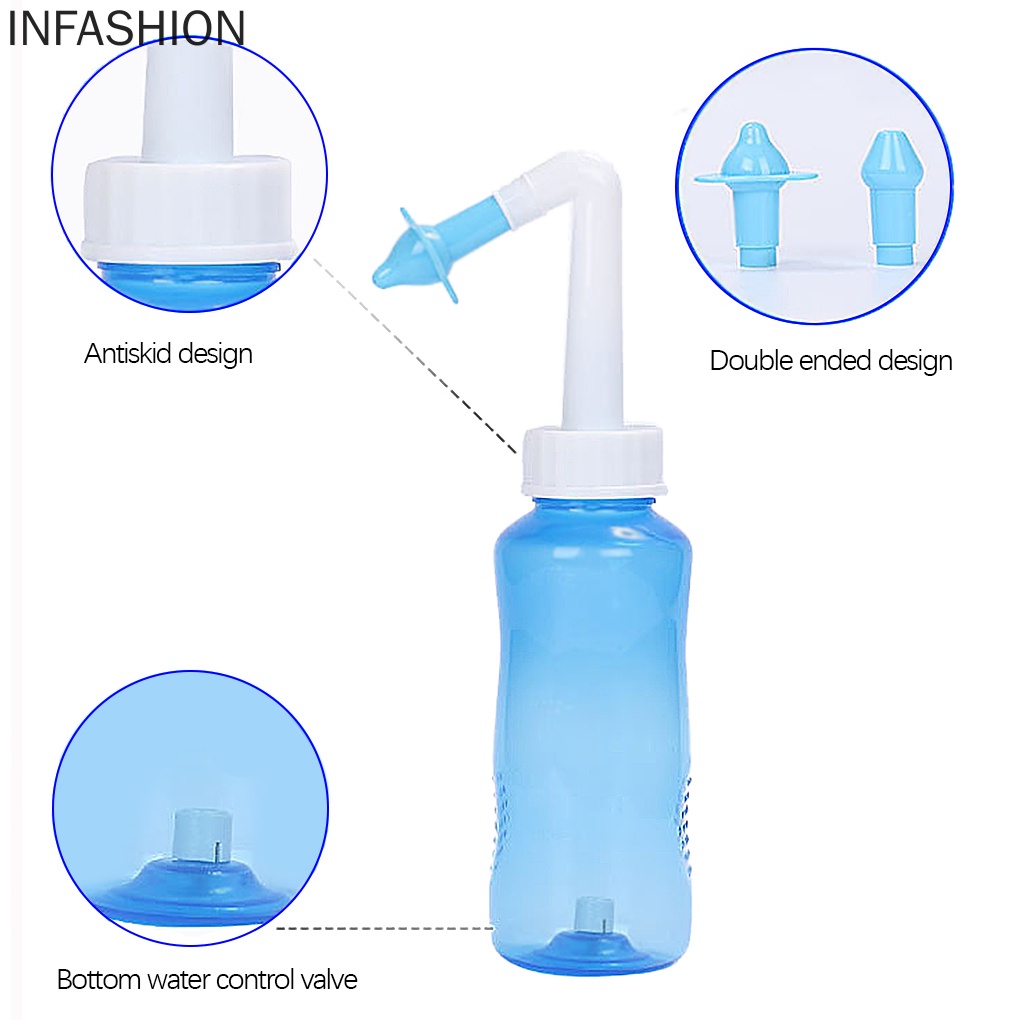 Bình xịt vệ sinh mũi làm từ nhựa sử dụng tiện lợi