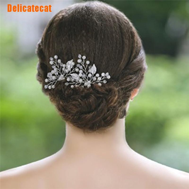 Lược Cài Tóc Đính Đá Thiết Kế Dễ Thương