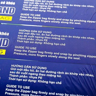 Túi Ziplock đựng thực phẩm có khóa kéo Eufood
