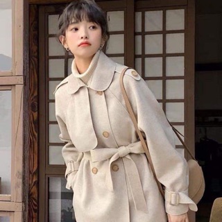 Áo khoác dạ ép dáng ngắn