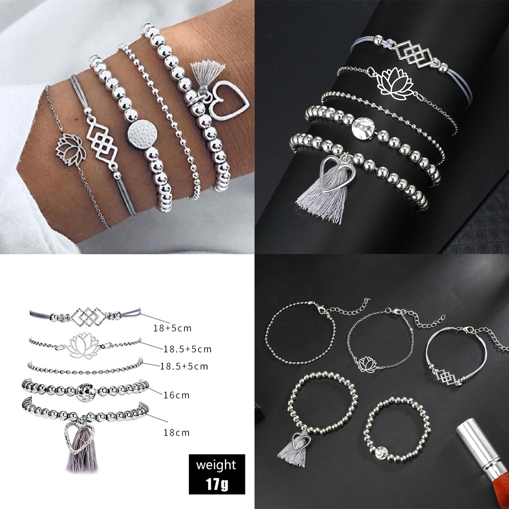 Set vòng tay phong cách Bohemian Vintage cổ điển cho nữ | BigBuy360 - bigbuy360.vn