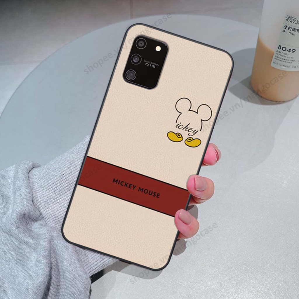 Ốp lưng Samsung S10 Lite in hình happy nice, bé gấu đáng yêu