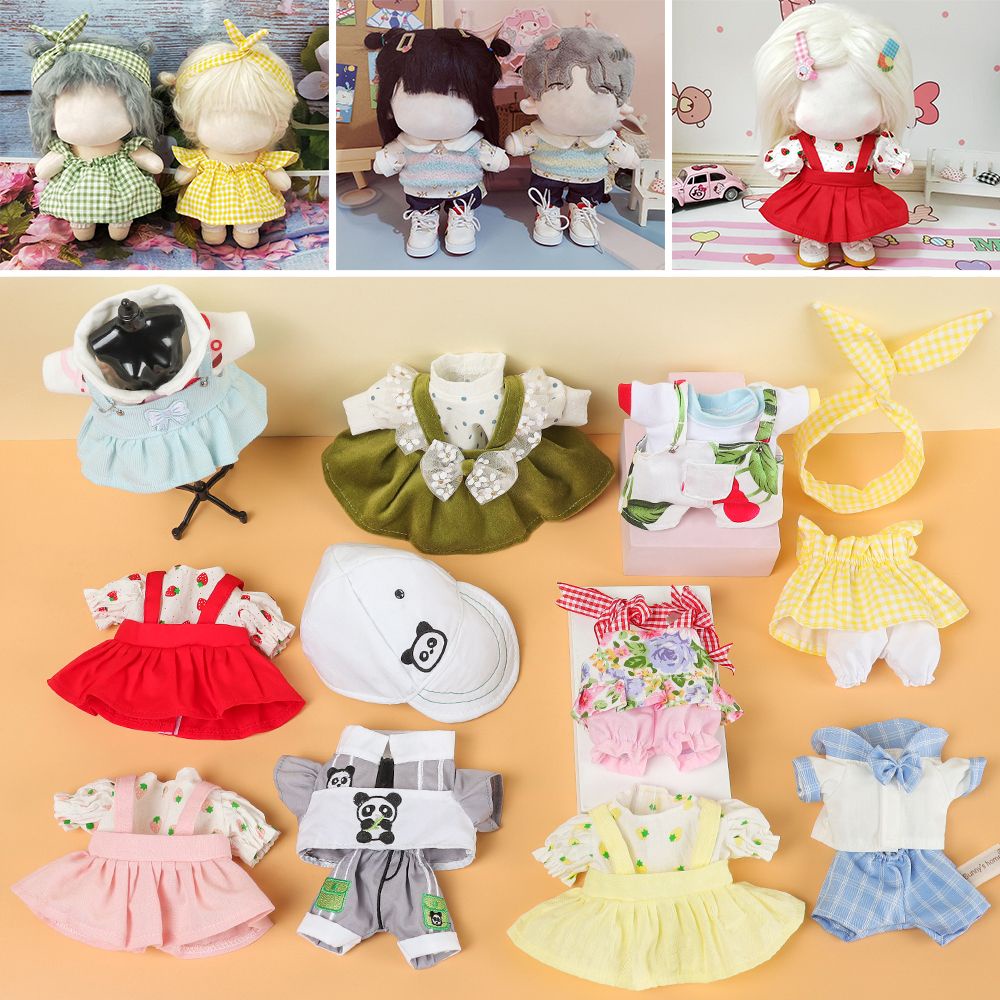 outfit doll 20cm Trang phục xinh xắn trang trí búp bê cỡ tự làm thủ công DIY