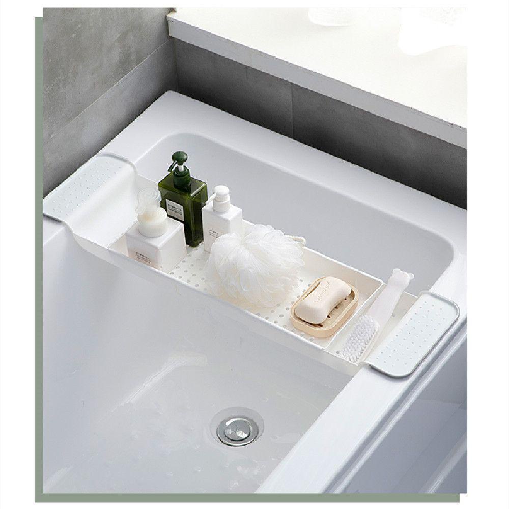 KUNHEV Khay Đựng Đồ Dùng Nhà Tắm / Nhà Bếp Bằng Nhựa Hình Chữ Nhật Tiện Dụng