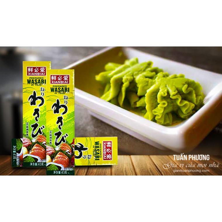 Mù Tạt Wasabi Vàng 43 Gam ( Tuýp )