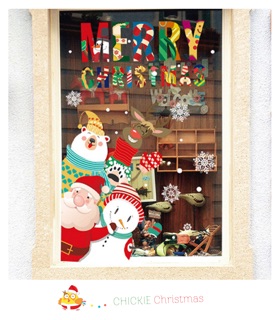 Decan dán trang trí Noel