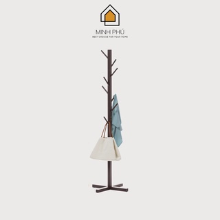 [Tặng Bộ Lắp Ráp] Cây Treo Quần Áo Gỗ, Cây Treo Đồ Thông Minh Phong Cách Scandinavian Bắc Âu
