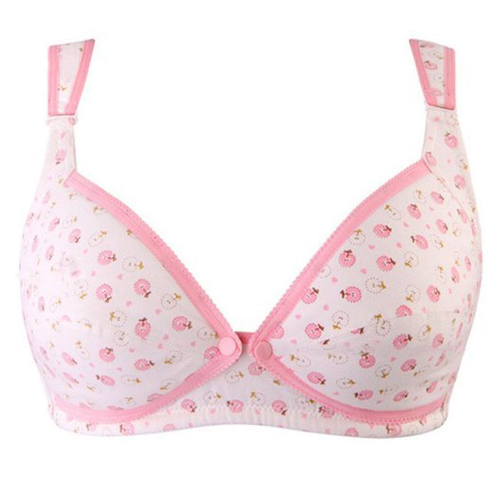 Women's Comfort Nursing Front Button Wirefree Bra Underwired