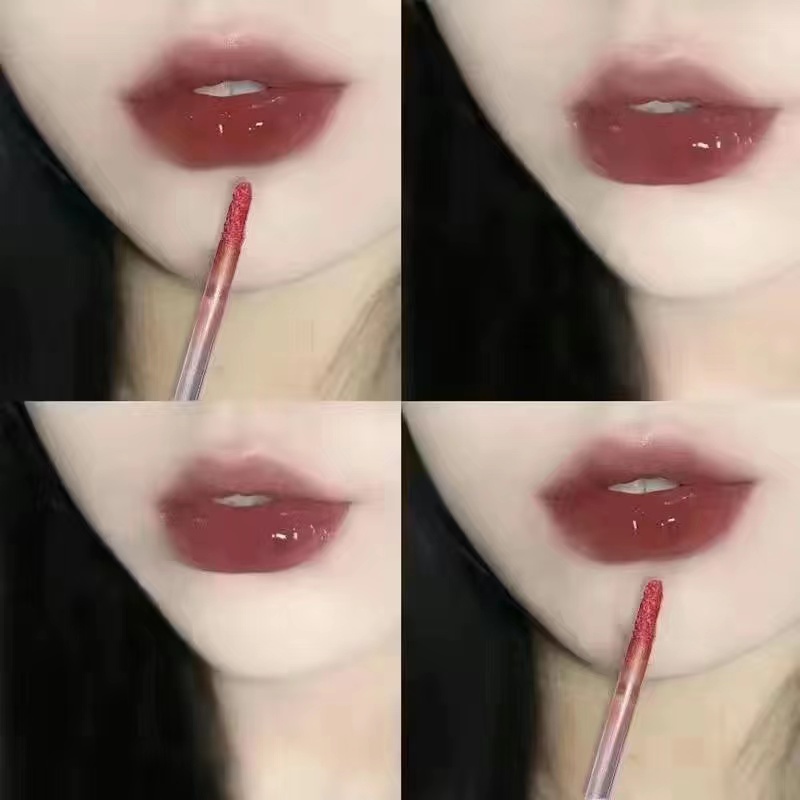 [Hàng mới về] Son bóng nội địa trung DAIMANPU Màu Nude Nhạt Mềm Mượt Nuôi Dưỡng Môi Chống Thấm Nước