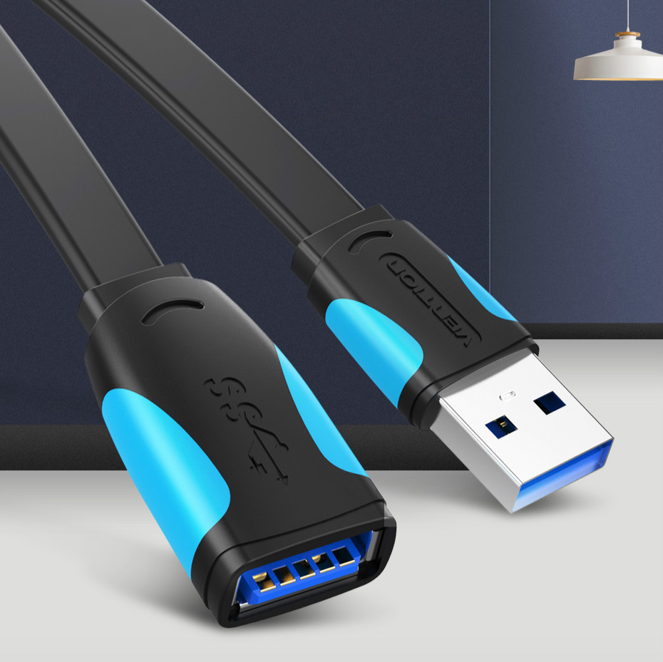 Dây Cáp Nối Dài Usb 3.0 Vention Usb 3.0 Cho Laptop Pc Usb 3.0