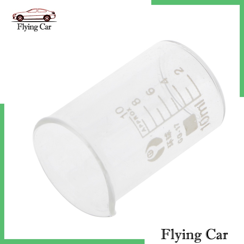 Cốc thủy tinh đo lường dung tích 10ml tiện dụng cho phòng thí nghiệm