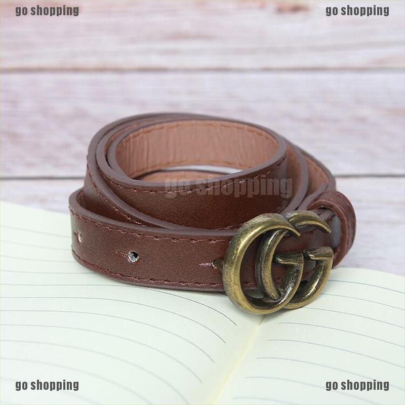 {go shopping}Children's Korean Style Fashion Leather Buckle Belt