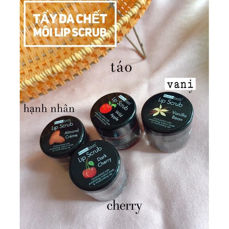 TẨY DA CHẾT MÔI HŨ BEAUTY TREATS