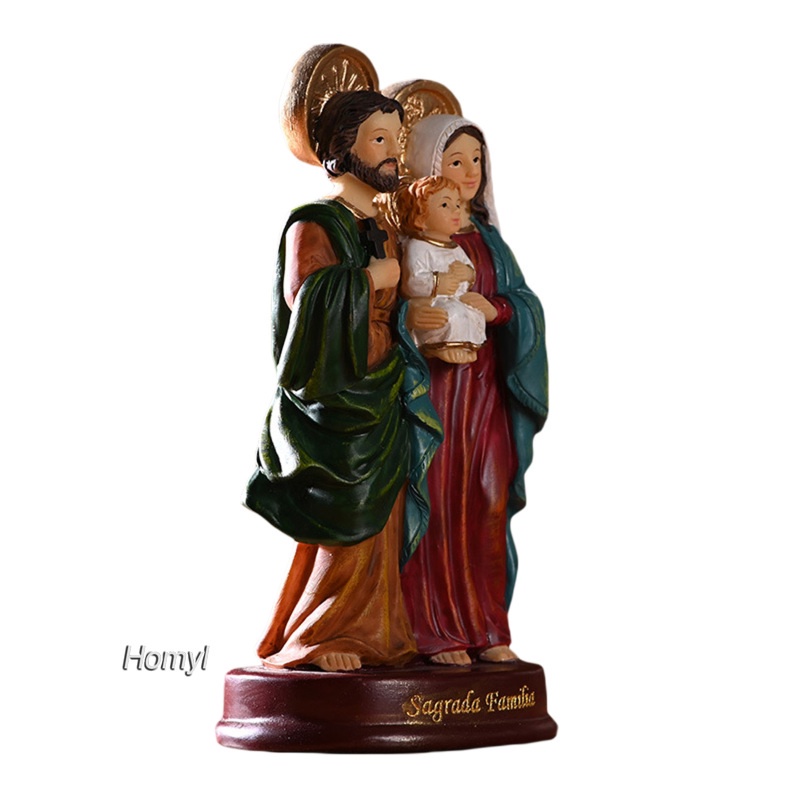Tượng Chúa Jesus Mary Kích Thước 5.5 Inch Dùng Trang Trí