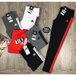 Quần dài nữ legging dáng ôm 3 sọc das ,logo thêu chuẩn Eothon60