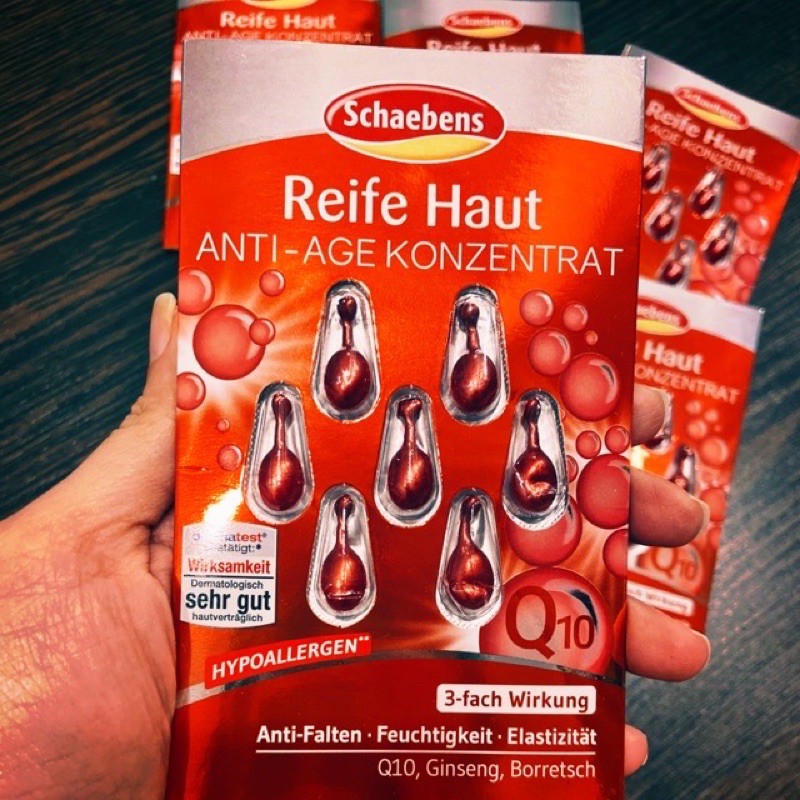 Viên Nang Dưỡng Da Schaebens Giảm Mờ Nếp Nhăn, chống lão hoá của Đức 🇩🇪
