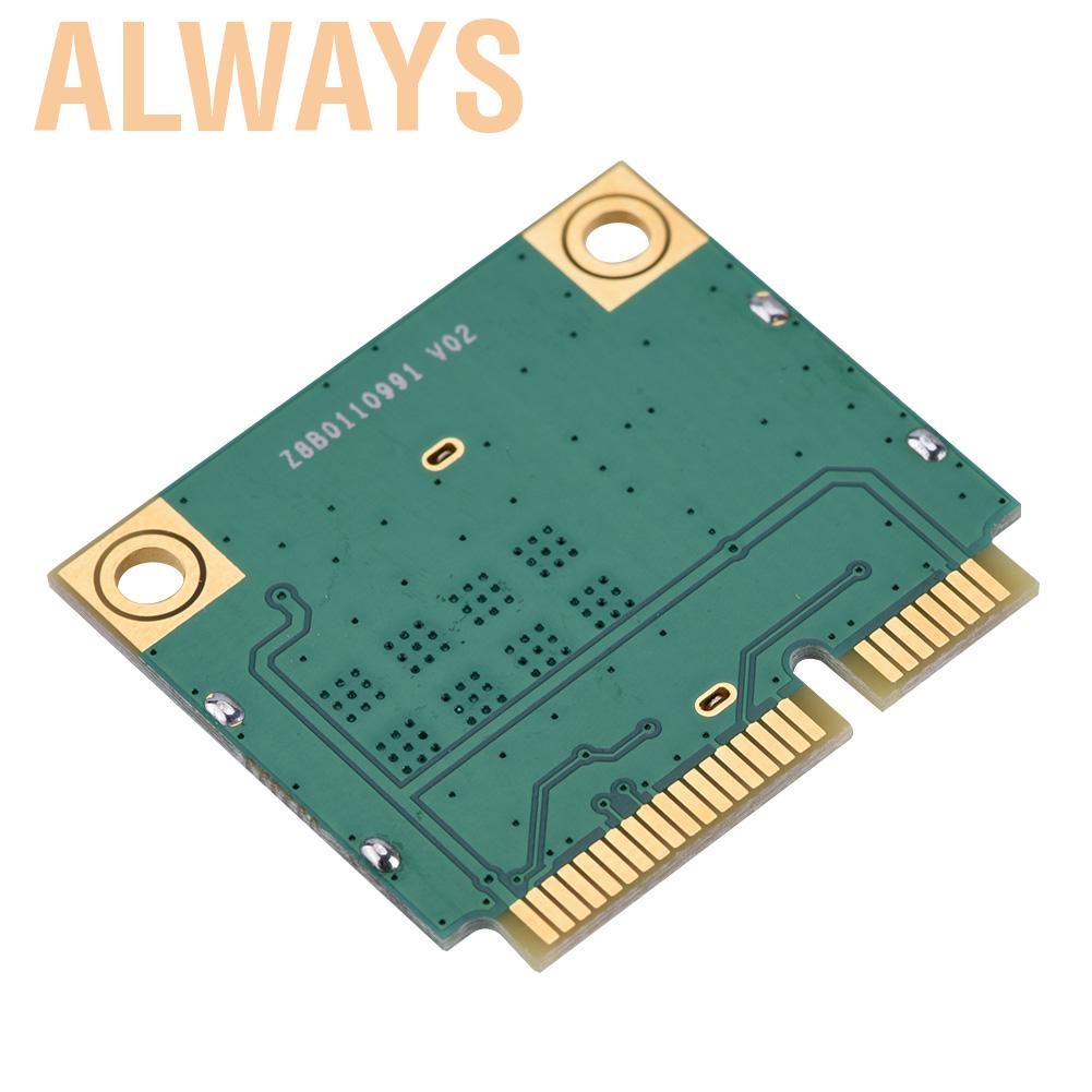 [READY STOCK] Card mạng không dây 2.4G / 5GHz 433Mbps Mini PCI-E