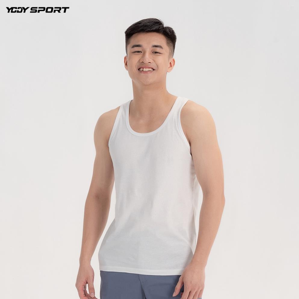 Áo ba lỗ nam YODY chất liệu cotton thoáng mát tạo cảm giác thoải mái cho người mặc BLM3001 New