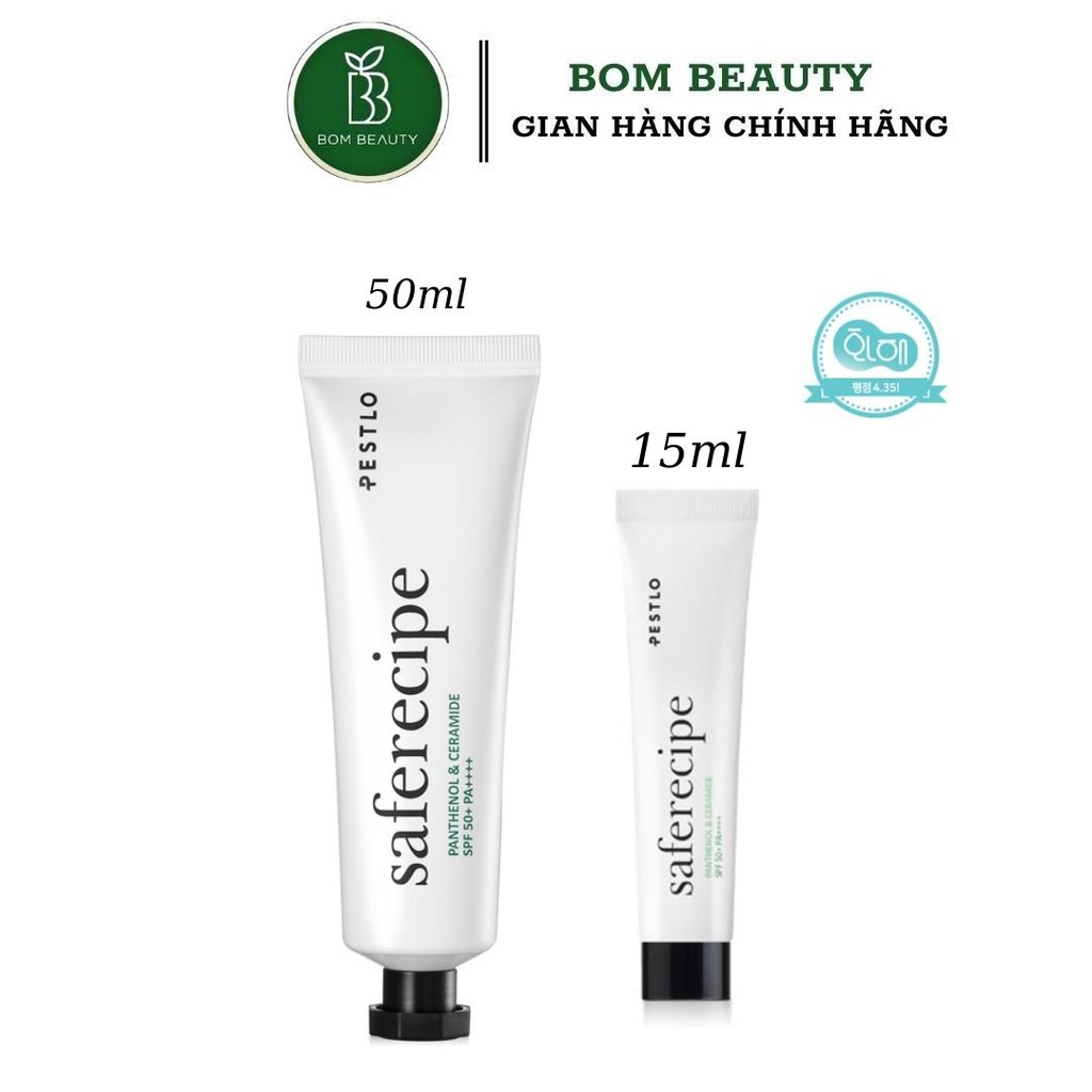 [Mã SKAMPUSH11 giảm 10% đơn 200k] Kem chống nắng Pestlo Safe Recipe Sun Essence SPF50 PA+++ | BigBuy360 - bigbuy360.vn