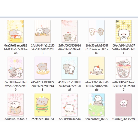 Sổ lò xo mini mèo mitao size A7 100 trang LXD9a dễ thương hoạt hình