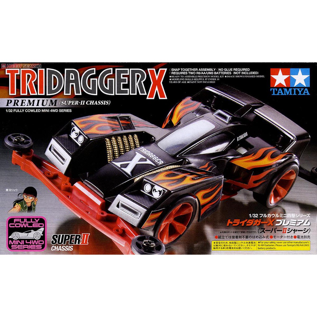 Mô hình lắp ráp xe đua Mini 4WD Tamiya 1
