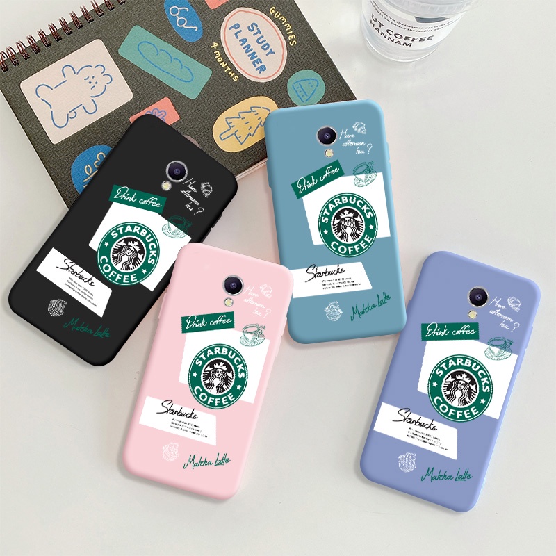 Ốp Điện Thoại Silicon Chống Rơi Hình Starbucks Cho Meizu Note 9 8 6 5 16T