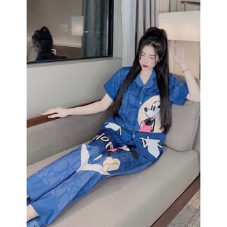 Đồ bộ pyjama - lụa satin cánh dơi (MAIGO)