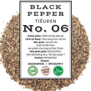 10KG Tiêu đen xay Ground Black Pepper nguyên chất Đaklak đảm bảo không pha trộn
