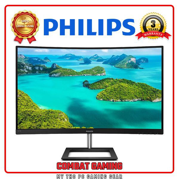 Màn Hình Cong PHILIPS 241E1C 24"/VA/75Hz/AMD FREESYNC/4ms