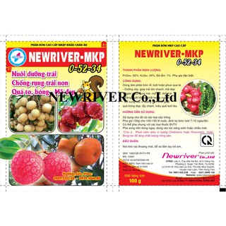 PHÂN BÓN MKP SUPER gói 100gr ( combo 20 gói )