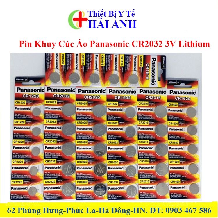 Pin Khuy Cúc Áo Panasonic CR2032 3V Lithium